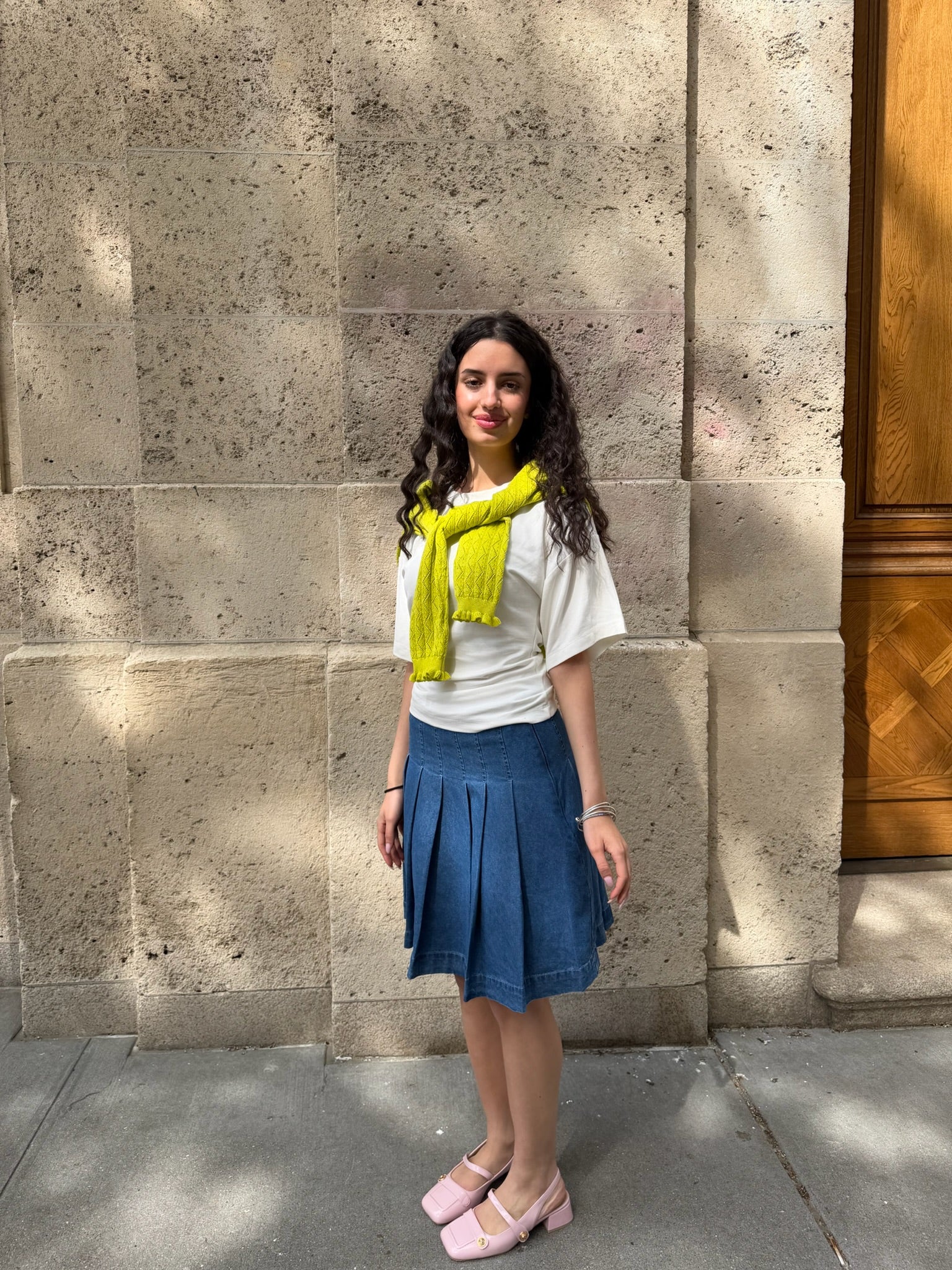 Denim Tennis Skirt - Jupe NYC