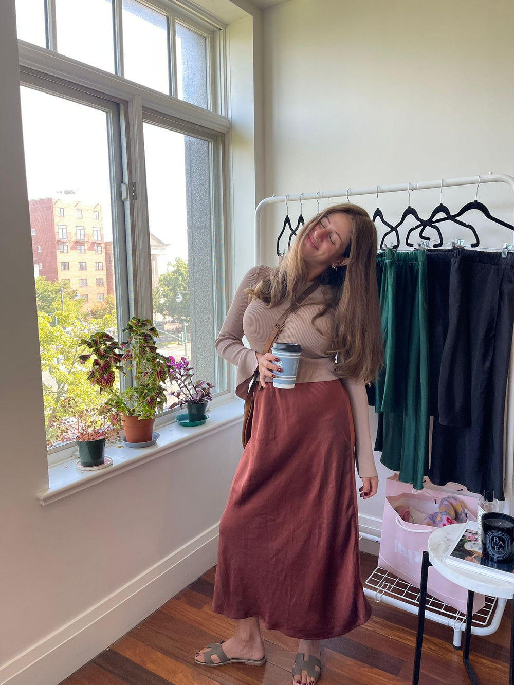 long slip skirt for under dresses THE Midi Slip Skirt