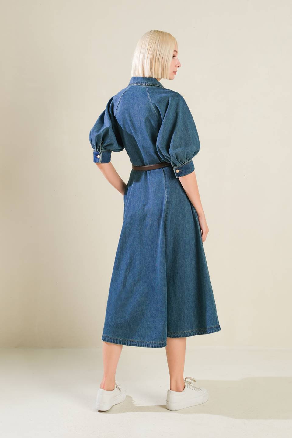 Tribeca Denim Dress - Jupe NYC