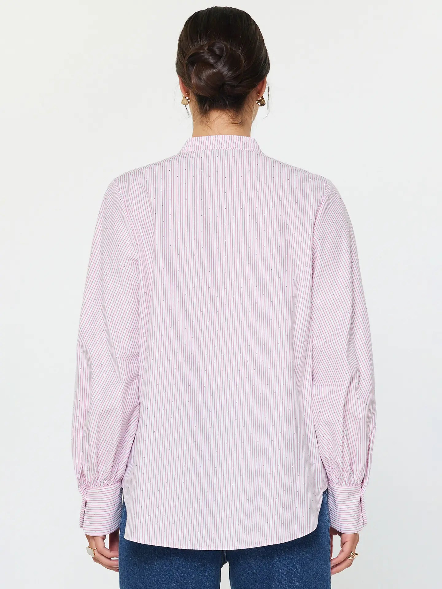 Milano Pinstripe Shirt - Jupe NYC