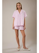 Pink Gingham Pajamas - Jupe NYC