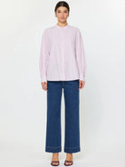 Milano Pinstripe Shirt - Jupe NYC