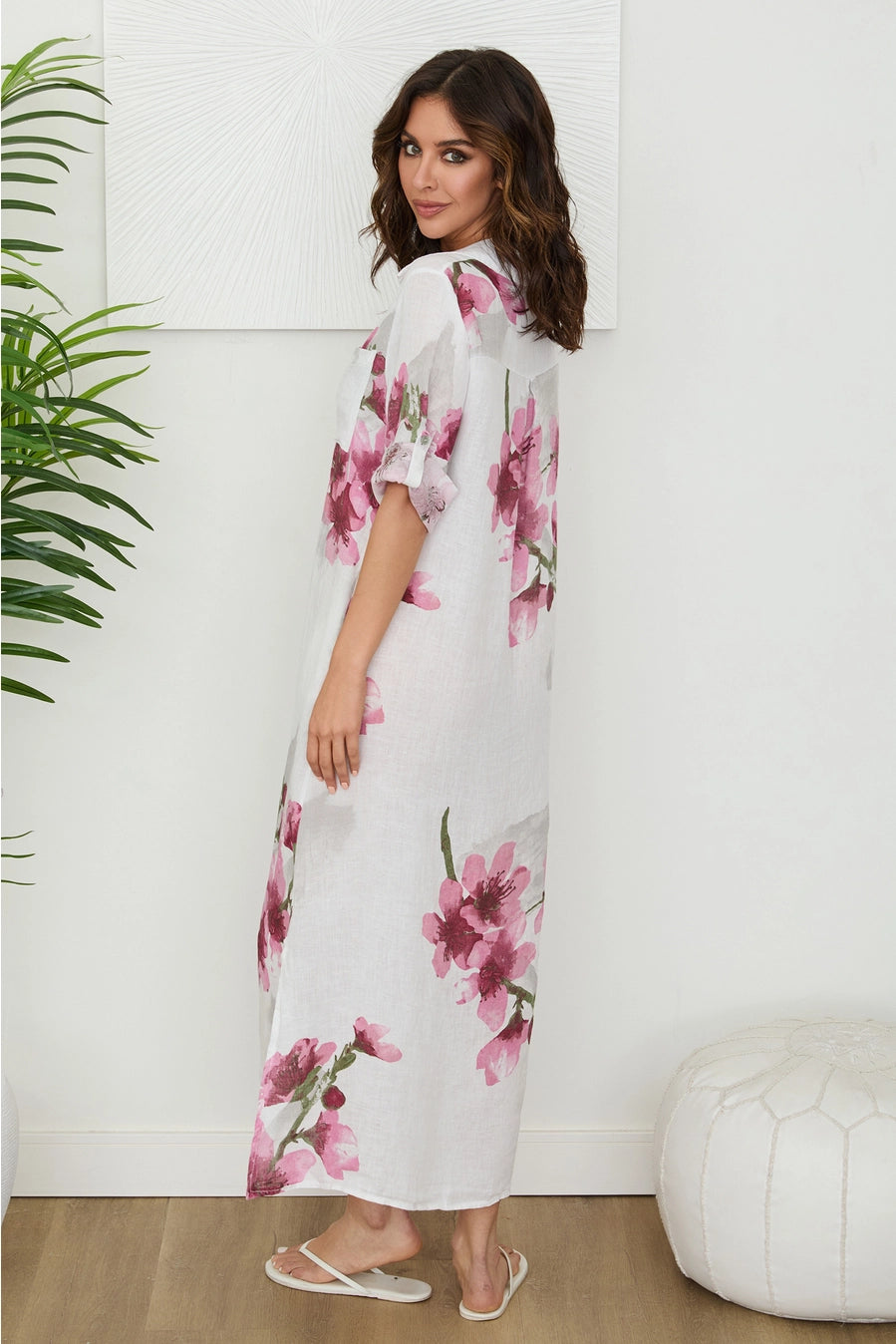 Blossom Linen Dress - Jupe NYC