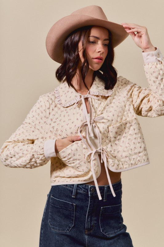 Rosebud Ribbon Jacket - Jupe NYC