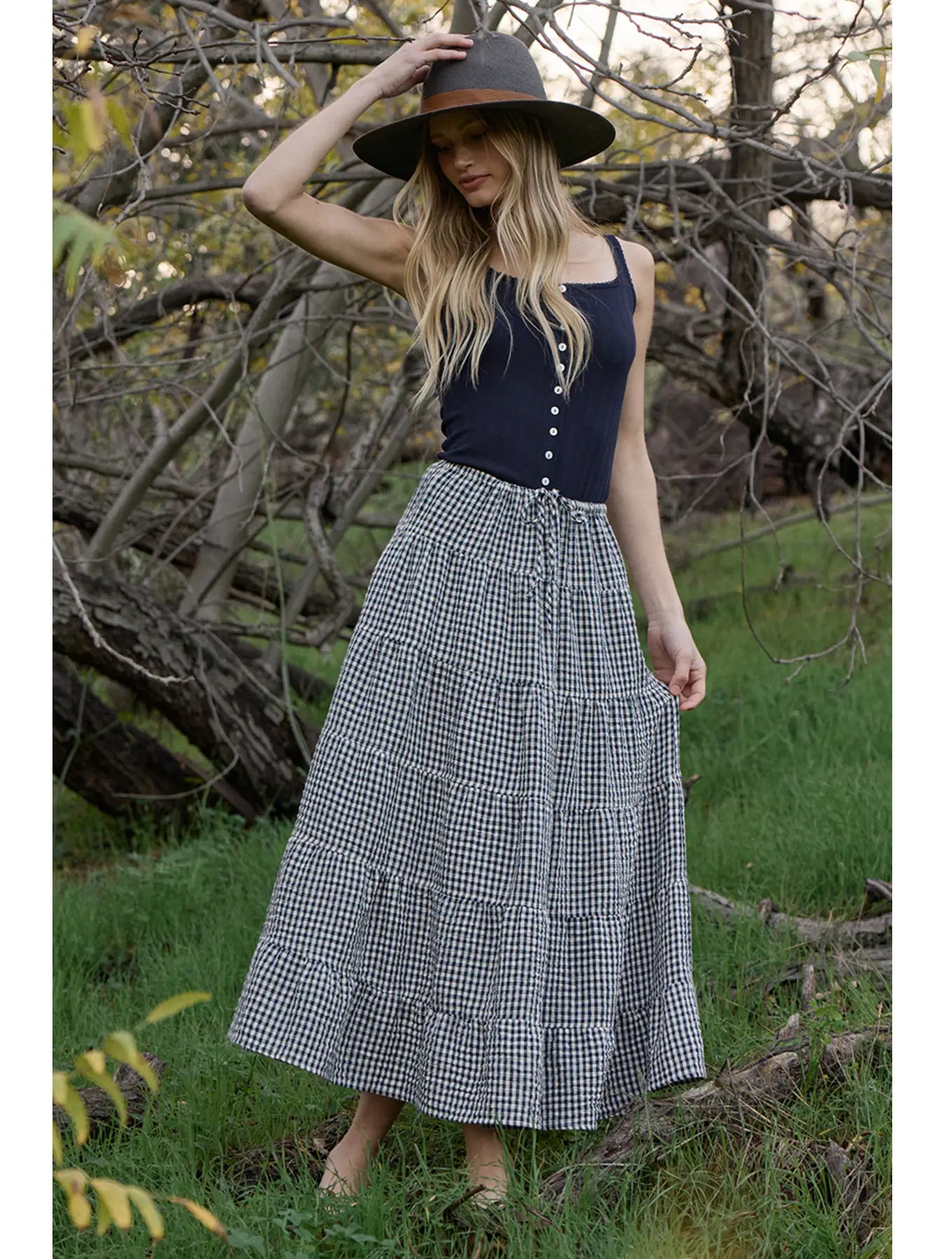 Winnie Maxi Skirt - Jupe NYC