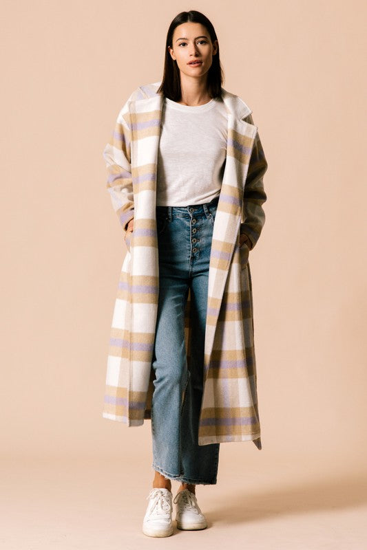 Emma Plaid Coat - Jupe NYC