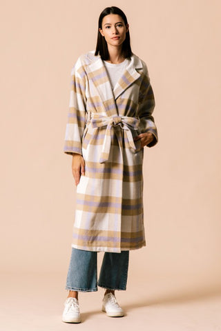 Emma Plaid Coat - Jupe NYC