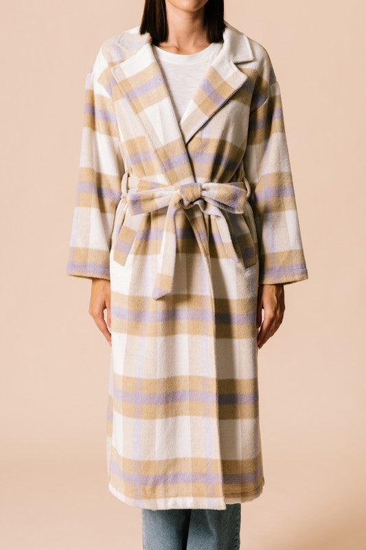 Emma Plaid Coat - Jupe NYC