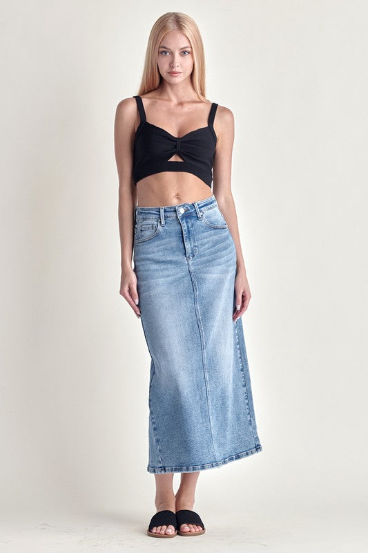 Miranda Denim Skirt - Jupe NYC