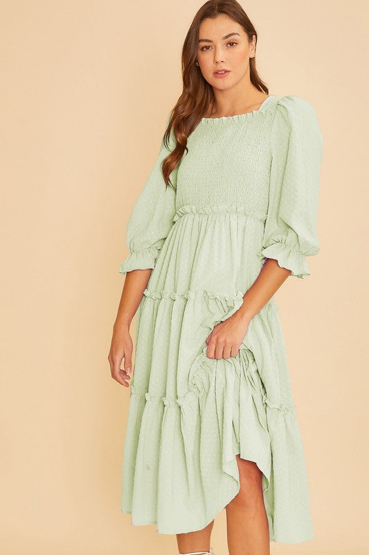 Mint Louisa Dress - Jupe NYC