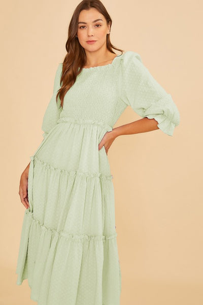 Mint Louisa Dress - Jupe NYC